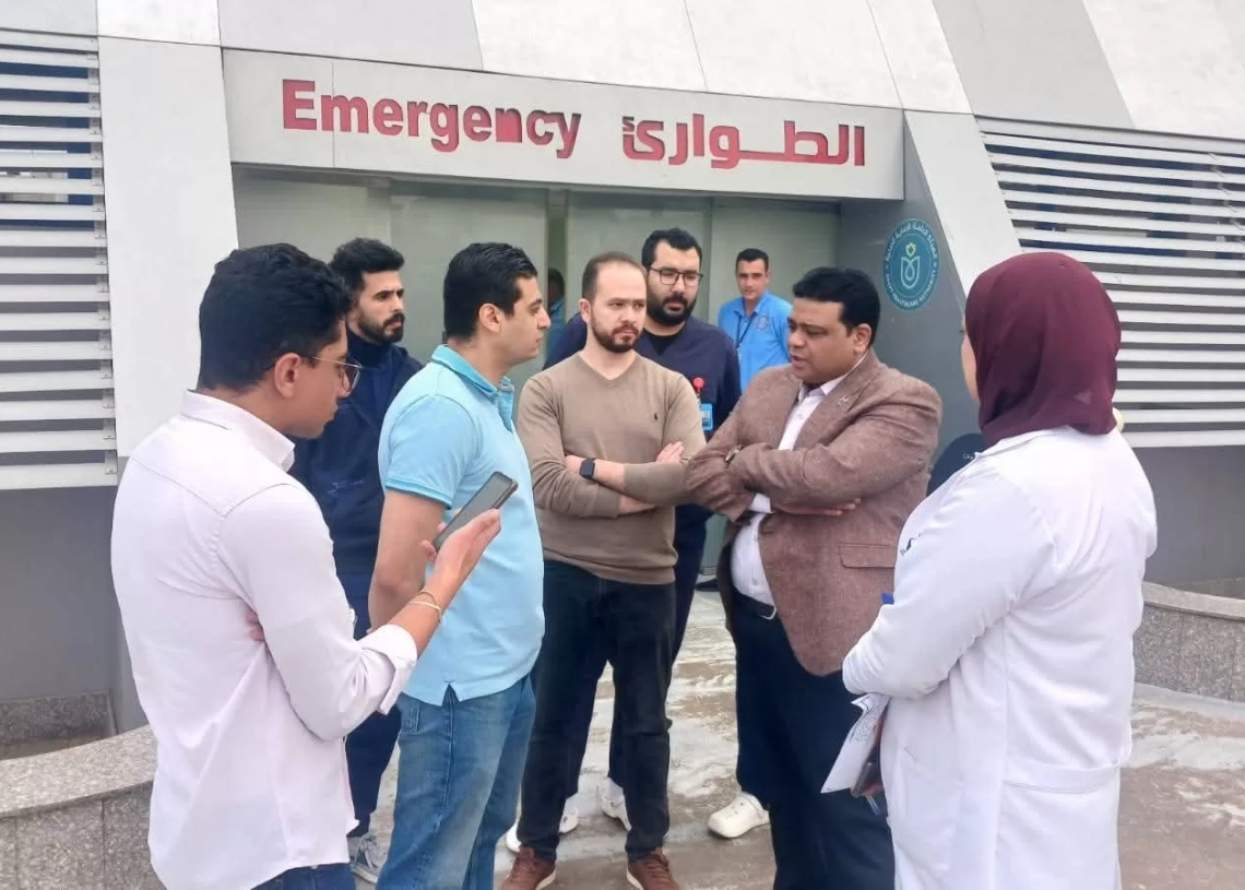 مدير رعاية جنوب سيناء في جولة مفاجئة لضمان كفاءة الطواريء والعمليات بمستشفي شرم الشيخ الدولي 17 - جريدة المساء مدير رعاية جنوب سيناء في جولة مفاجئة لضمان كفاءة الطواريء والعمليات بمستشفي شرم الشيخ الدولي 16 - جريدة المساء