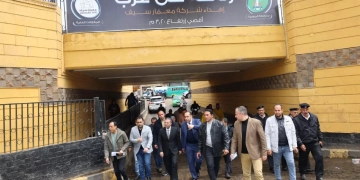 محافظ المنوفية يتفقد أعمال شفط مياه الأمطار بنفق كوبري السمك بشبين الكوم 1 - جريدة المساء