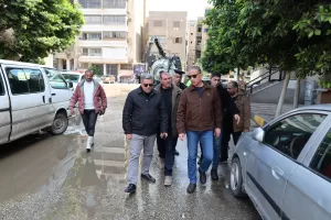 محافظ الجيزة يتفقد جهود شفط مياه الأمطار بمحور صفط اللبن وشوارع الدقي والعجوزة 18 - جريدة المساء