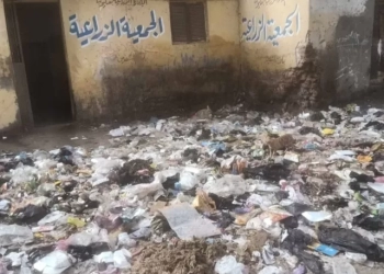 القمامة تحاصر الجمعية الزراعية بـ «كوم اشفين» 21 - جريدة المساء