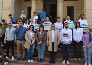 طلاب عين شمس زاروا مستشفى أطفال الدمرداش 31 - جريدة المساء