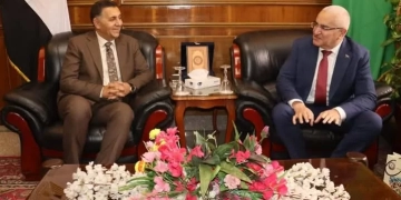 محافظ القليوبية يبحث مع سفير أذربيجان التعاون الصناعي والتعليمي 1 - جريدة المساء