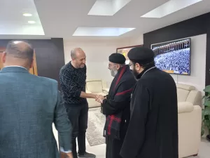 وفد كنيسة مارجرجس يزور الجهاز والأوقاف والتعليم للتهنئة بعيد الفطر 22 - جريدة المساء وفد كنيسة مارجرجس يزور الجهاز والأوقاف والتعليم للتهنئة بعيد الفطر 21 - جريدة المساء