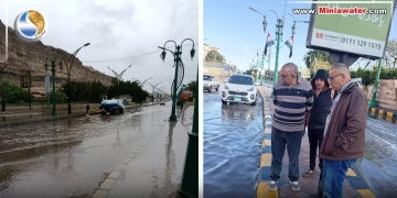 رئيس مياه المنيا يتفقد أعمال سحب تجمعات مياه الأمطار 10 - جريدة المساء رئيس مياه المنيا يتفقد أعمال سحب تجمعات مياه الأمطار 9 - جريدة المساء