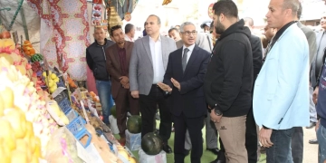 محافظ بني سويف يتفقد شادر السلع واللحوم بمدينة سمسطا 1 - جريدة المساء