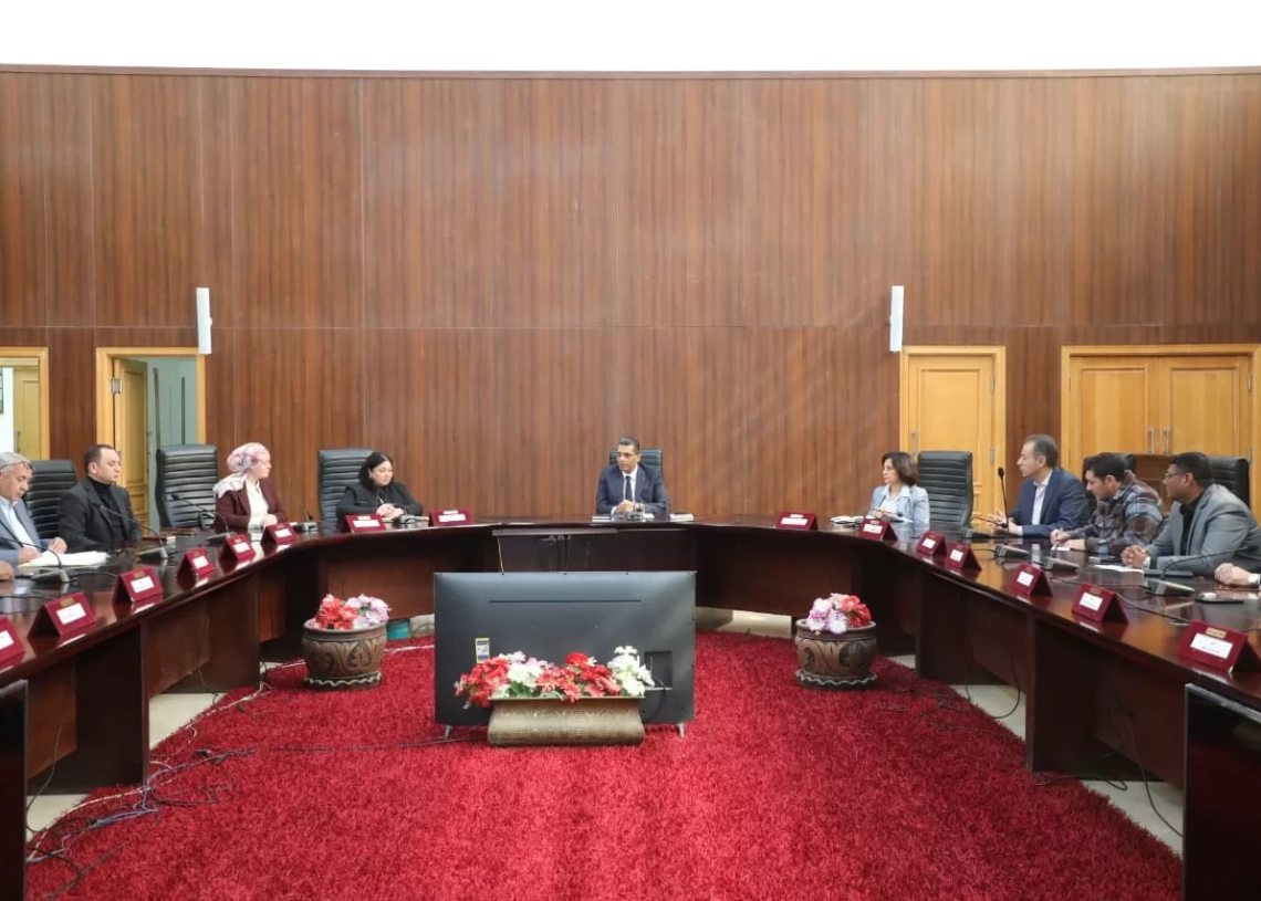 محافظ البحر الأحمر ونائبة وزيرة التضامن