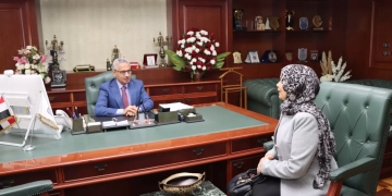 محافظ بني سويف استقبل وكيلة وزارة الإسكان.. ووجه برفع كفاءة الأداء 2 - جريدة المساء محافظ بني سويف استقبل وكيلة وزارة الإسكان.. ووجه برفع كفاءة الأداء 1 - جريدة المساء