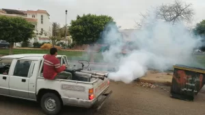 حملات مكافحة الحشرات بالشروق.. رش ضبابي يغطي الأحياء والطرق 23 - جريدة المساء