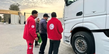 الهلال الأحمر يساند غزة بـ 5770 طنًا من المساعدات الإنسانية الشاملة 1 - جريدة المساء
