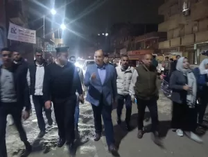 نائب محافظ الجيزة يتابع ميدانيا تطبيق قرار غلق المحال والأنشطة التجارية بشوارع أبو النمرس 33 - جريدة المساء