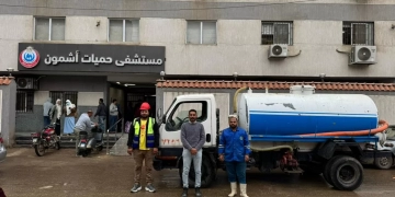 سيارات شفط المياه تواجه الأمطار في المنوفية 1 - جريدة المساء