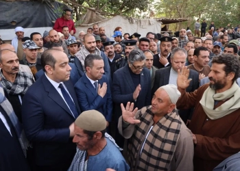 فى جنازة شعبية مهيبة..المحافظ والآلاف يودعون شهداء "لقمة العيش" بـ "طنوب تلا" 16 - جريدة المساء