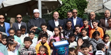 محافظ الجيزة يشارك في احتفالية يوم اليتيم 2 - جريدة المساء محافظ الجيزة يشارك في احتفالية يوم اليتيم 1 - جريدة المساء