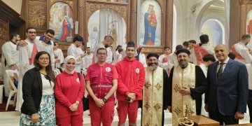 الهلال الأحمر يشارك في التأمين الطبي لاحتفالات عيد القيامة المجيد 1 - جريدة المساء