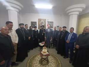 نائب محافظ الجيزة يزور مطرانية الأقباط الأرثوذكس بأطفيح للتهنئة بعيد القيامة 27 - جريدة المساء