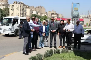 محافظ الجيزة يتفقد أعمال التطوير بعدد من المحاور الحيوية بأوسيم وكرداسة والهرم والمنيرة 21 - جريدة المساء