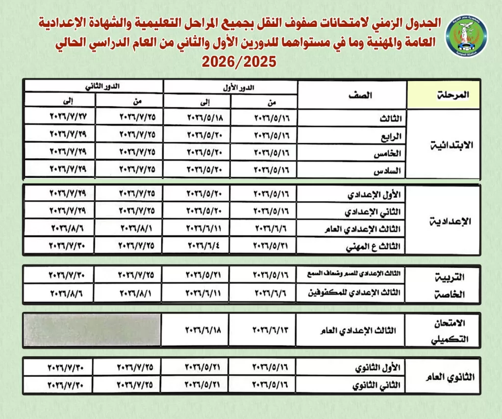 16مايو امتحانات آخر العام بمدارس المنوفية 21 - جريدة المساء