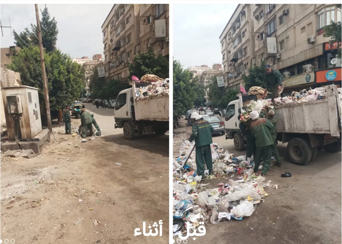 محافظ الجيزة يستدعي مشرفي النظافة بعد رصد بؤر مخلفات بشوارع العمرانية والطالبية والهرم 18 - جريدة المساء محافظ الجيزة يستدعي مشرفي النظافة بعد رصد بؤر مخلفات بشوارع العمرانية والطالبية والهرم 17 - جريدة المساء