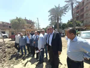 نائب محافظ الجيزة يتفقد مشروع الصرف بقرى مركز العياط 27 - جريدة المساء