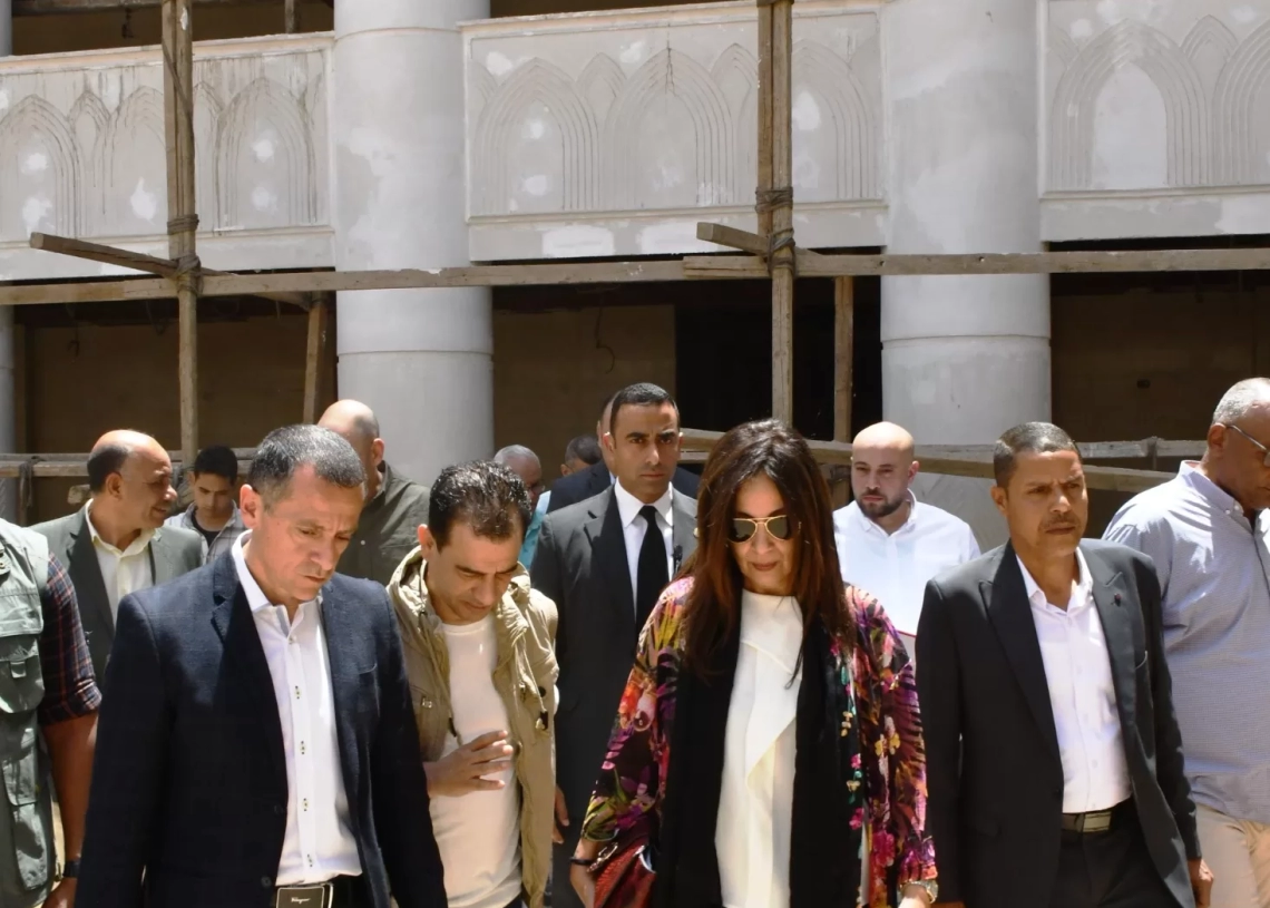 وزيرة الثقافة والمحافظ يتفقدان مشروع إحلال وتجديد قصر ثقافة أسوان 19 - جريدة المساء