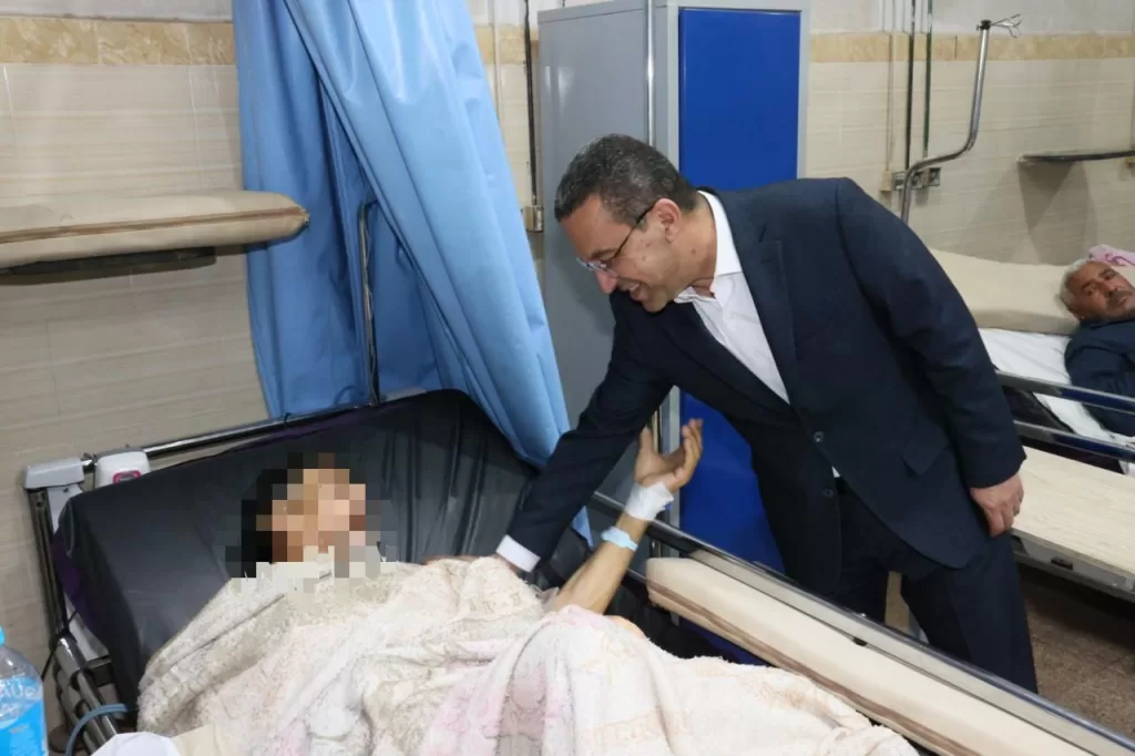 محافظ المنوفية "استاء" من مستوى الخدمات بمستشفي "صدر ميت خلف" و أحال اثنين من المتغيبين للتحقيق 21 - جريدة المساء