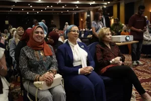 على هامش مهرجان أسوان الدولي لسينما المرأة- أمل عمار تشارك في منتدى نوت 23 - جريدة المساء