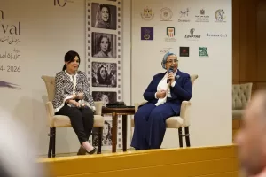 على هامش مهرجان أسوان الدولي لسينما المرأة- أمل عمار تشارك في منتدى نوت 31 - جريدة المساء