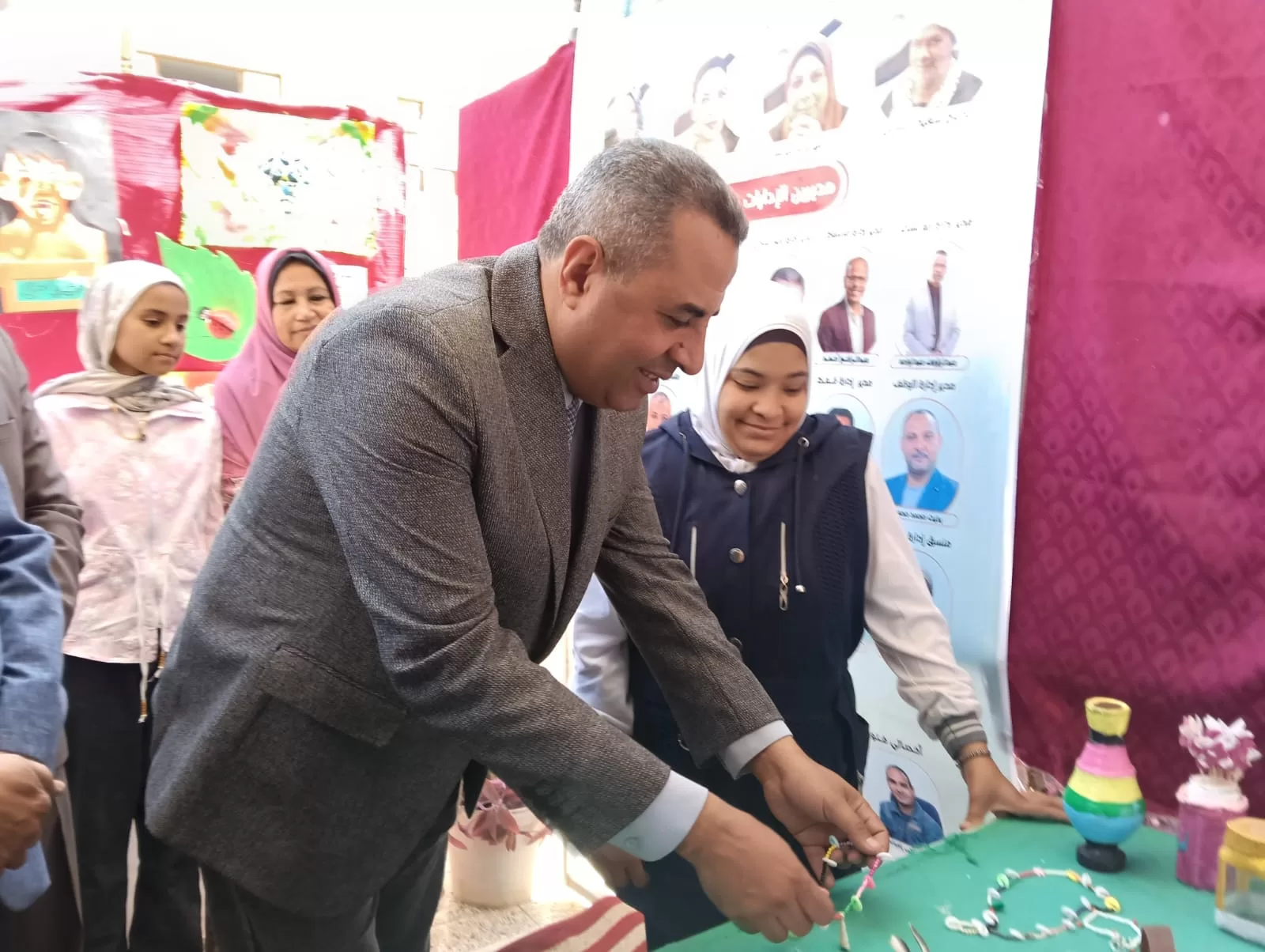 افتتاح المعرض الختامي للأنشطة التربوية للنوادي الاستكشافية بقنا 51 - جريدة المساء