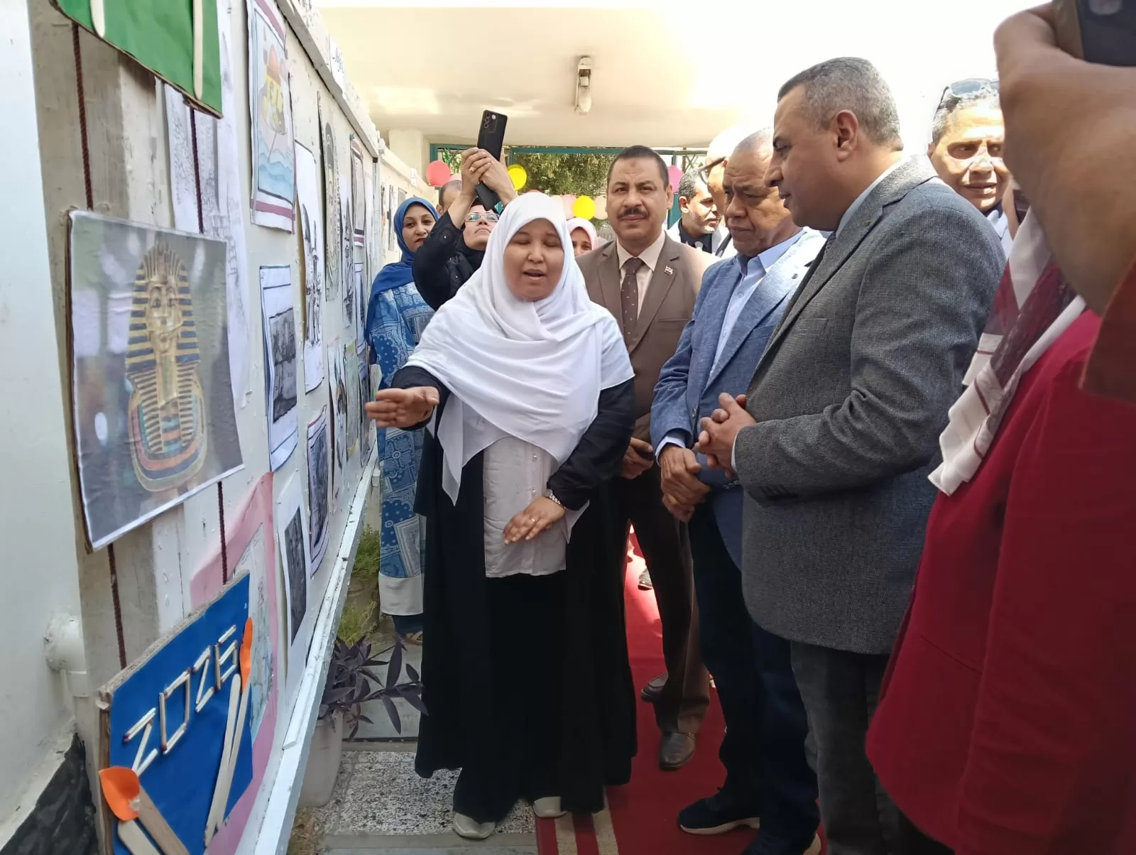 افتتاح المعرض الختامي للأنشطة التربوية للنوادي الاستكشافية بقنا 41 - جريدة المساء