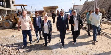 محافظ المنوفية يتفقد إنشاءات دار المناسبات بحي شرق و شركة المنوفية لصيانة الآليات و موقف قويسنا النموذجي 1 - جريدة المساء