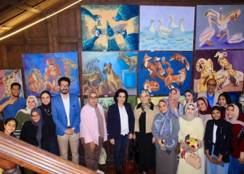 " من وحى حديقة النزهة"..معرض لطلاب الفنون الجميلة بالإسكندرية 25 - جريدة المساء