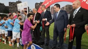 محافظ الجيزة يكرم الفائزين في دوري مراكز الشباب في نسخته الحادية عشرة بنادي الترسانة 25 - جريدة المساء