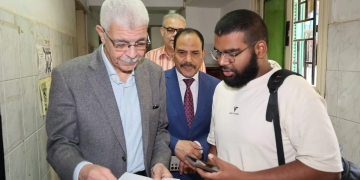 رئيس جامعة المنوفية يتفقد مستشفي الطلبة للاطمئنان على جودة الخدمات الطبية 1 - جريدة المساء