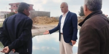 اللواء يبحث مشكلة ارتفاع منسوب المياه بقري القنطرة غرب 1 - جريدة المساء