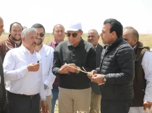 محافظ المنيا يتذوق الثوم من قلب الحقل... المزارع «بنوكل بيه العالم» 23 - جريدة المساء