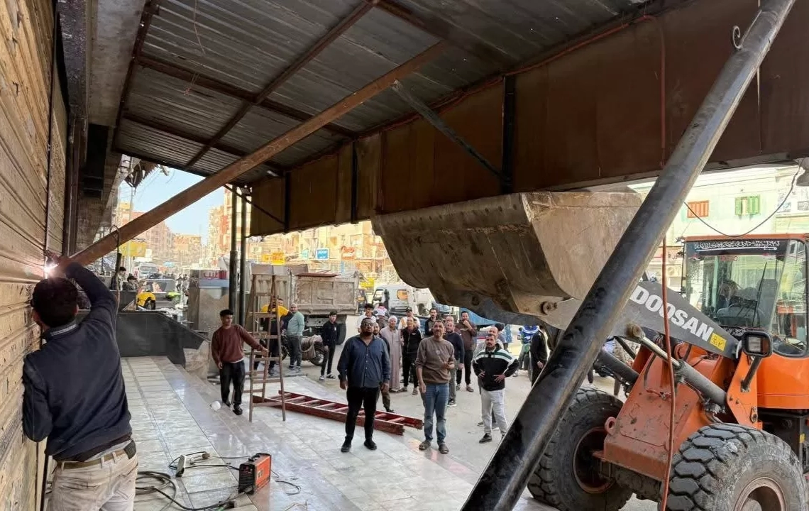 إزالة 23 حالة تعد إشغال طريق بالقنطرة غرب 19 - جريدة المساء