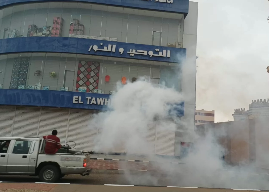 حملات مكافحة الحشرات بالشروق.. رش ضبابي يغطي الأحياء والطرق 17 - جريدة المساء