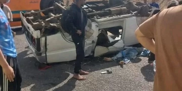 مصرع و إصابة 27 عامل يومية فى انقلاب"ميكروباص" بالسادات 1 - جريدة المساء