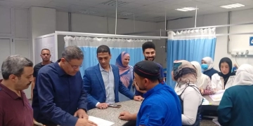 وكيل صحة المنوفية يتفقد مستشفيات شبين الكوم و يشيد بالأطقم الطبية في رابع أيام العيد 1 - جريدة المساء
