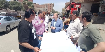 نائب محافظ الجيزة يعاين مسارات مرورية بديلة بمدينة أوسيم لمنع الازدحام 1 - جريدة المساء