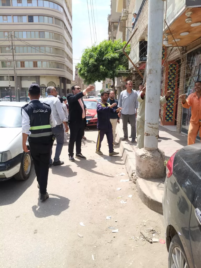 محافظ المنوفية يأمر بحملة عاجلة لرفع إشغالات شارع حتحوت بغرب العاصمة 23 - جريدة المساء