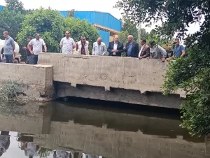 نائب محافظ الجيزة يتابع ميدانيا مناسيب المياه بترعة المريوطية ومصرف اللبيني بمركزي أبو النمرس والبدرشين 29 - جريدة المساء