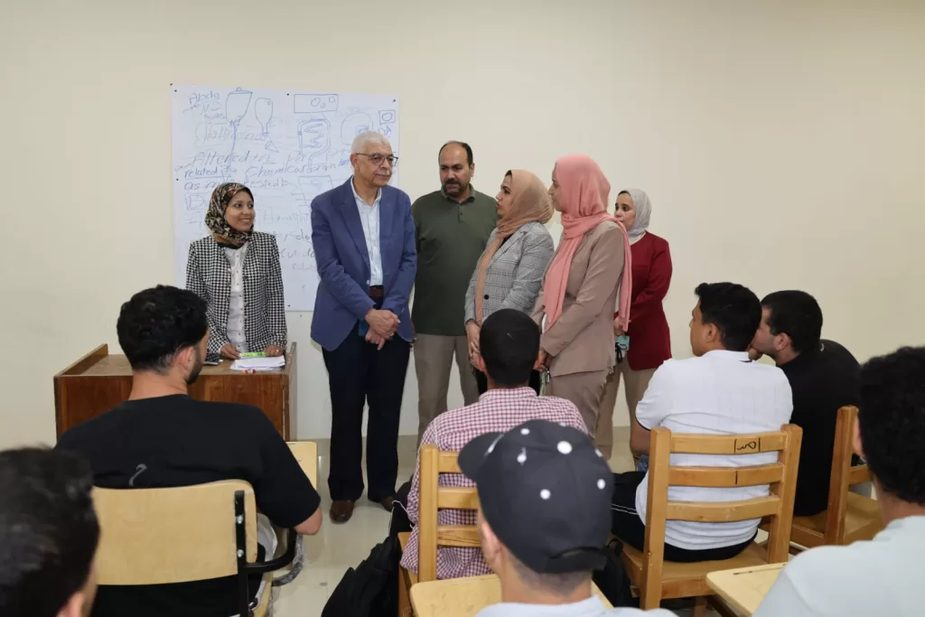 رئيس جامعة المنوفية يتابع الاستعداد للامتحانات بتمريض منشأة سلطان 20 - جريدة المساء