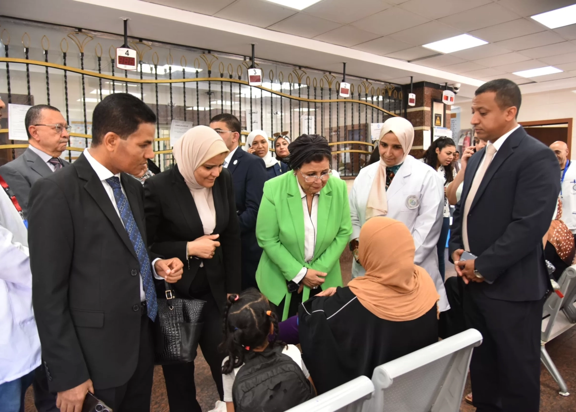 نائب وزير الصحة فى جولة بالأقصر لتعزيز الصحة الإنجابية وتنفيذ الاستراتيجية الوطنية للسكان 18 - جريدة المساء