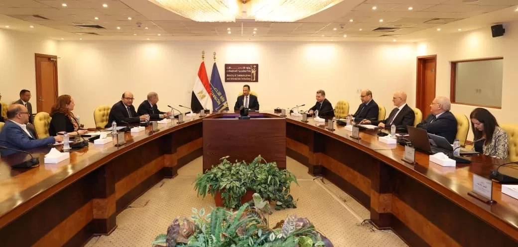 وزير الاتصالات يبحث مع الشعبة العامة للاقتصاد الرقمي والتكنولوجيا تعزيز التعاون 17 - جريدة المساء