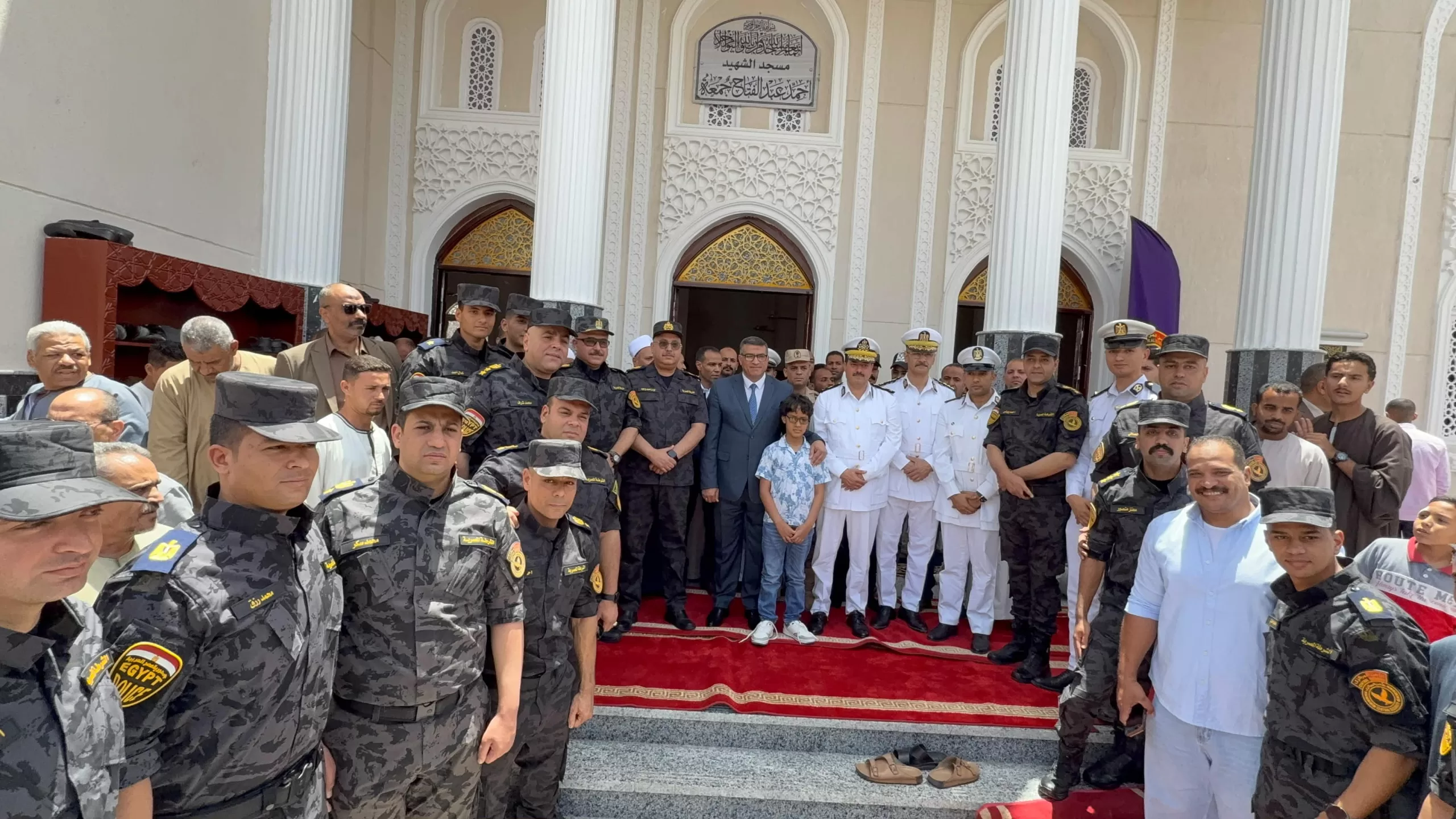 محافظ قنا يفتتح مسجد الشهيد المقدم أحمد عبد الفتاح جمعة 21 - جريدة المساء