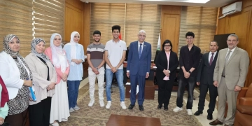 تكريم الفائزين فى مسابقة الطالب المثالى بجامعة المنوفية الأهلية 1 - جريدة المساء