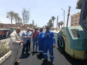 نائب محافظ الجيزة: رصف طريق ٢١ بمدينة الصف وتشغيل السوق الحضاري قريبا 31 - جريدة المساء