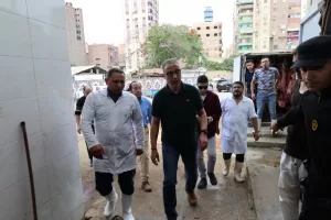 محافظ الجيزة يتفقد مجزرى المنيب والوراق للتأكد من جاهزيتهما.. ويحذر من العقوبة 21 - جريدة المساء
