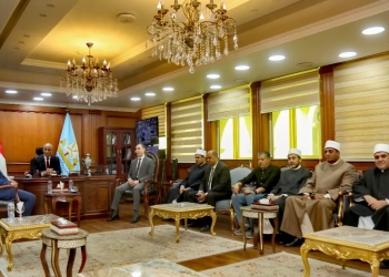 محافظ كفرالشيخ إستقبل القيادات الأمنية والتنفيذية لتبادل التهنئة بعيد الأضحى المبارك 27 - جريدة المساء